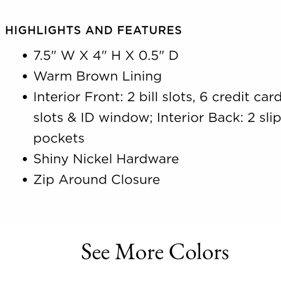 Nila large zip around continental Wallet - Picture 10 of 10